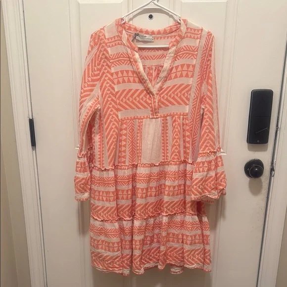 Devotion Twin Dress Women orange peach ella - Picture 1 of 10